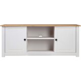Maison Chic TV omarica - TV stojalo - Televizijska omarica bela 120x40x50 cm trdna borovina Panama Range, (21701166) Cene