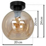  plafonsko svetlo sofia 1xE27/60W/230V braon | Eponuda.com