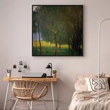  Slika - Gustav Klimt – Fruit trees on Attersee 80x80 U crnom drvenom okviru | shoptok.hr