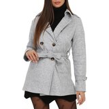 La Modeuse Plašči 18498_P52298 Siva cene