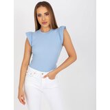 RUE PARIS Blouse-FN-BZ-4592.12-light blue | Shoptok.si