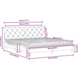 vidaXL Krevet s madracem ružičasti 180x200 cm baršunasti | shoptok.hr