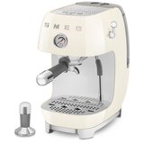 Smeg ECF03CREU Espresso Machine cream, 50's Style | Shoptok.si