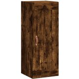  Visoka komoda dimljeni hrast 34 5x34x180cm konstruiranog drva | shoptok.hr