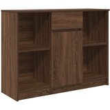  Komoda s ladicama smeđeg hrasta 101x35x76 cm konstruirano drvo | shoptok.hr