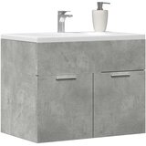 vidaXL Omarica za umivalnik betonsko siva 60x38,5x46 cm iverna plošča | Shoptok.si