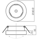  Redo 70280 - Ugradno svetlo MT 1xGU5,3/50W/12V srebrna Slike