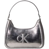 Calvin Klein Torba za čez ramo srebrna | Shoptok.si