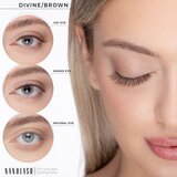 Nanolash DIY Eyelash Extensions set za kućno produljivanje trepavica Divine BROWN 36 kom Slike