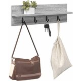  Vješalica za kapute na zidu Zidne Siva Sonoma 60 x 10,5 x 18 cm | Shoptok.si