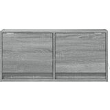 Zidni TV ormarić s LED svjetlima siva boja hrasta 80x31x38 cm | shoptok.hr
