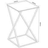  Stojan za cveće 40x24 cm crni | Eponuda.com