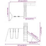 Vanjski Zunanje igralo impregnirana borovina, (20762743) | Shoptok.si