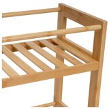 Casa Selección Bambusov regal na koleščkih v naravni barvi 44x75 cm – | Shoptok.si