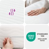  Madrac od pjene bijeli 90 x 200 cm 7 zona tvrdoća 20 ILD | shoptok.hr