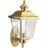Elstead Lighting Elstead Bay Shore 1 srednja zunanja stenska svetilka iz polirane medenine IP44, E27, (22100050) | Shoptok.si