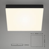 BRILONER 7071015 - led plafonsko svetlo flame LED/21W/230V crno | Eponuda.com