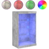 Komoda s LED svjetlima siva boja betona 60,5x37x100 cm | Eponuda.com