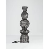 Nova Luce Mat črna stoječa svetilka iz vrvi (višina 136 cm) Breena – | Shoptok.si