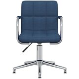 Maison Chic Vrtljiv Jedilni stoli - Vzorci stoli modro blago A1730, (22031052) | Shoptok.si