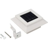 vidaXL Zunanje solarne svetilke 12 kosov LED kvadratne 12 cm bele | Shoptok.si