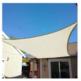 Modern Home Solarno baštensko jedro za hlad 3x3m Beige | ePonuda.com