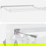  Skrovita tenda Crvena 400x200 cm Poliester i aluminij i tkanina | shoptok.hr