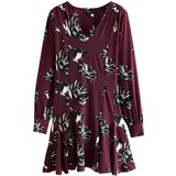 Next Haljina burgund / crna / bijela | shoptok.hr