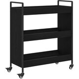  Kuhinjski kolica Crni hrast 70 x 30 x 82 cm Konstruirano drvo | Eponuda.com
