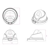 Avtech Komplet kamera 1x DVR DGD1005AV i 4x 5MPX Dome kamera DGC5205TSE + 2x napajanje! | shoptok.hr