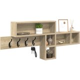  Vješalica za kapute na zidu Sonoma hrast 100 x 12 x 43,5 cm | Shoptok.si