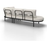 Bessagi Garden Lounge Garnitura Charlotta, Krem, Črna, 3-Delno | Shoptok.si