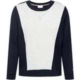 Tommy Remixed Sweater majica svijetlosiva / crna