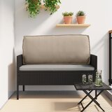vidaXL Jastučić za vanjsku upotrebu Taupe Poliester 40 x 40 x 12 cm | shoptok.hr