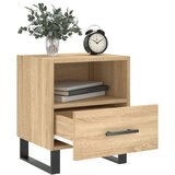 vidaXL Nočna omarica sonoma hrast 40x35x47,5 cm inženirski les | Shoptok.si