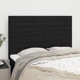  Uzglavlje crno 144x5x118/128 cm tkanina | shoptok.hr
