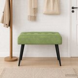  Klupa s gumbastim tkanjem Svijetlo zelena 60 x 40 x 45 cm | shoptok.hr