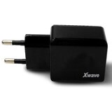 X Wave USB ZIDNI punjač za mobilne, tablete Dual 2xUSB 2,1A/1A, Crna | ePonuda.com