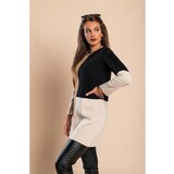 Fenzy Pletena Mini Haljina U Trobojnoj Kombinaciji, Crna | shoptok.hr