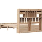 vidaXL Knjižna postelja brez vzmetnice 135x190 cm trdna borovina | Shoptok.si