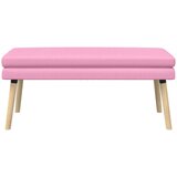  Klupa s dvostrukim slojem Ružičasta 110 x 40 x 47 cm Tkanina | Eponuda.com