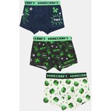 Sinsay Pamučne bokserice s printom 3 pack Minecraft | shoptok.hr