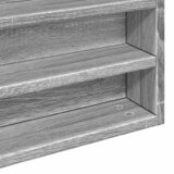  Vitrina boja sivog hrasta sonome 100x8,5x75 cm drvena | shoptok.hr