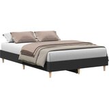  Okvir kreveta bez madraca crni 140x190 cm konstruirano drvo | shoptok.hr