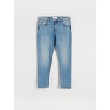 Reserved - Slim traperice isprana izgleda - plava | shoptok.hr