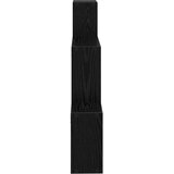  Polica na zidu Zidna montaža Crna 91,5 x 15 x 76 cm | shoptok.hr