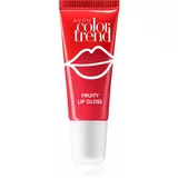 Avon ColorTrend Fruity Lips sjajilo za usne s okusom nijansa Strawberry 10 ml