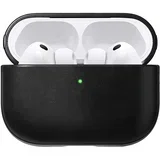 Ohišje za AirPods 4, model Modern Leather, odporno na udarce, Črna, (5000227538)