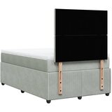  Krevet s oprugama i madracem svjetlosivi 120x190 cm baršunasti | shoptok.hr