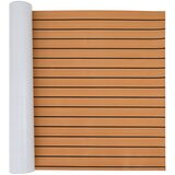 vidaXL podna obloga samoljepiva smeđa i crna 240x90 cm EVA pjena | shoptok.hr